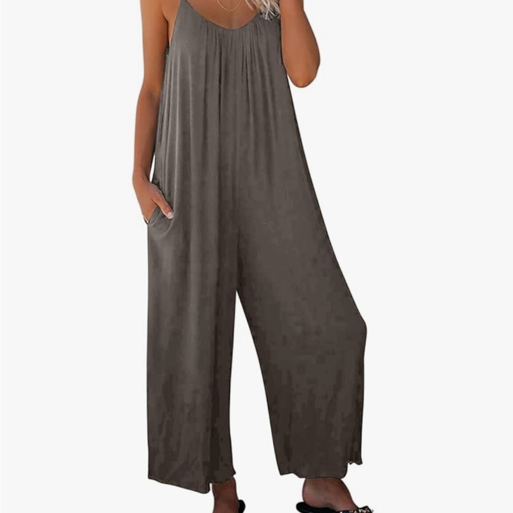 Happy Sailed. Womens Loose Jumpsuit with Pockets.
